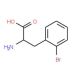 2-Bromo-D-phenylalanine (CAS 267225-27-4) - chemical structure image