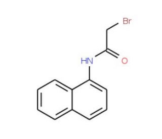 2-Bromo-N-(1-naphthyl)acetamide - chemical structure image