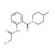 2-Bromo-N-{2-[(4-methyl-1-piperidinyl)carbonyl]-phenyl}acetamide - chemical structure image