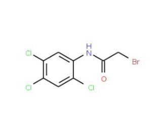 2-Bromo-N-(2,4,5-trichlorophenyl)acetamide - chemical structure image