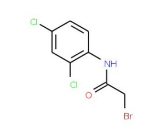 2-Bromo-N-(2,4-dichlorophenyl)acetamide (CAS 286841-26-7) - chemical structure image