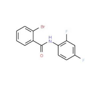 2-Bromo-N-(2,4-difluorophenyl)benzamide (CAS 314025-94-0) - chemical structure image