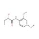 2-Bromo-N-(2,4-dimethoxyphenyl)butanamide - chemical structure image