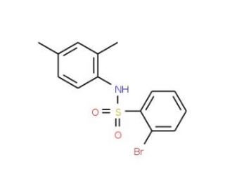 2-Bromo-N-(2,4-dimethylphenyl)benzenesulfonamide (CAS 941294-29-7) - chemical structure image