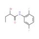 2-Bromo-N-(2,5-difluorophenyl)butanamide - chemical structure image