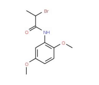 2-Bromo-N-(2,5-dimethoxyphenyl)propanamide - chemical structure image