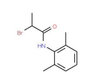 2-Bromo-N-(2,6-dimethylphenyl)propanamide (CAS 41708-73-0) - chemical structure image