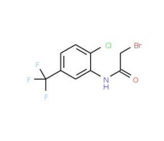 2-bromo-N-[2-chloro-5-(trifluoromethyl)phenyl]acetamide - chemical structure image