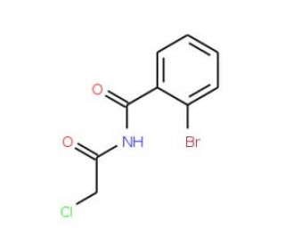 2-Bromo-N-(2-chloro-acetyl)-benzamide - chemical structure image