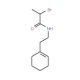 2-Bromo-N-(2-cyclohex-1-en-1-ylethyl)propanamide - chemical structure image