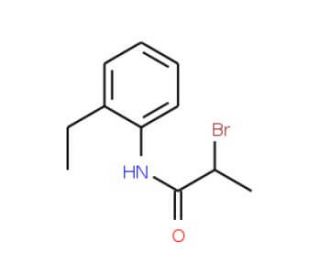 2-Bromo-N-(2-ethylphenyl)propanamide - chemical structure image