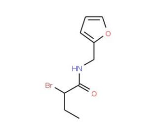 2-Bromo-N-(2-furylmethyl)butanamide - chemical structure image