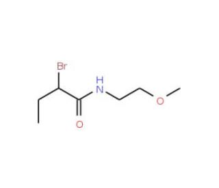 2-Bromo-N-(2-methoxyethyl)butanamide - chemical structure image