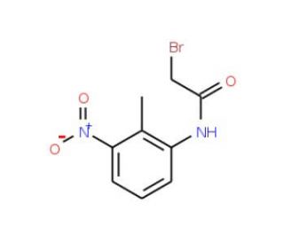 2-Bromo-N-(2-methyl-3-nitrophenyl)acetamide - chemical structure image