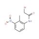 2-Bromo-N-(2-methyl-3-nitrophenyl)acetamide - chemical structure image