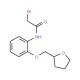 2-Bromo-N-[2-(tetrahydro-2-furanylmethoxy)phenyl]-acetamide - chemical structure image