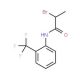2-Bromo-N-[2-(trifluoromethyl)phenyl]propanamide - chemical structure image