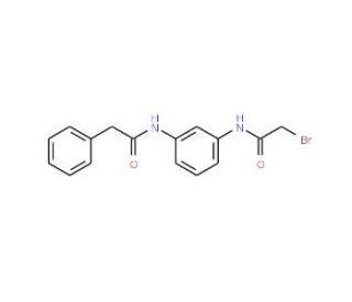 2-Bromo-N-{3-[(2-phenylacetyl)amino]-phenyl}acetamide - chemical structure image