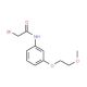 2-Bromo-N-[3-(2-methoxyethoxy)phenyl]acetamide - chemical structure image