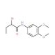 2-Bromo-N-(3,4-dimethoxyphenyl)butanamide - chemical structure image