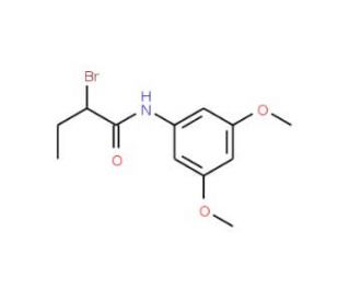 2-Bromo-N-(3,5-dimethoxyphenyl)butanamide - chemical structure image