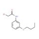 2-Bromo-N-(3-butoxyphenyl)acetamide - chemical structure image