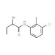 2-Bromo-N-(3-chloro-2-methylphenyl)butanamide - chemical structure image