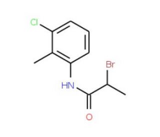 2-Bromo-N-(3-chloro-2-methylphenyl)propanamide - chemical structure image