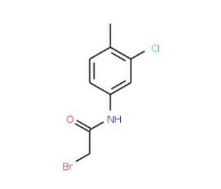 2-bromo-N-(3-chloro-4-methylphenyl)acetamide - chemical structure image