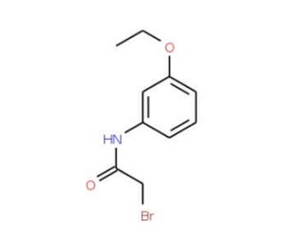 2-Bromo-N-(3-ethoxyphenyl)acetamide - chemical structure image