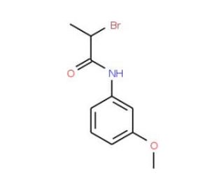 2-Bromo-N-(3-methoxyphenyl)propanamide - chemical structure image