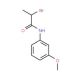 2-Bromo-N-(3-methoxyphenyl)propanamide - chemical structure image