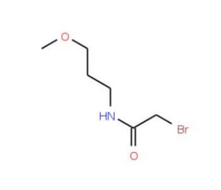 2-Bromo-N-(3-methoxypropyl)acetamide - chemical structure image