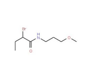 2-Bromo-N-(3-methoxypropyl)butanamide - chemical structure image