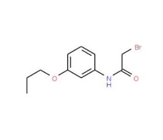 2-Bromo-N-(3-propoxyphenyl)acetamide - chemical structure image