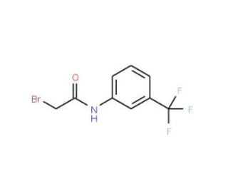 2-Bromo-N-[3-(trifluoromethyl)phenyl]acetamide (CAS 25625-57-4) - chemical structure image