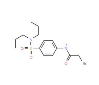 2-Bromo-N-{4-[(dipropylamino)sulfonyl]-phenyl}acetamide - chemical structure image