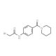 2-Bromo-N-[4-(1-piperidinylcarbonyl)phenyl]-acetamide - chemical structure image