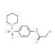 2-Bromo-N-[4-(1-piperidinylsulfonyl)phenyl]-acetamide - chemical structure image