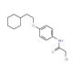 2-Bromo-N-[4-(2-cyclohexylethoxy)phenyl]acetamide - chemical structure image