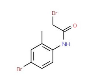 2-bromo-N-(4-bromo-2-methylphenyl)acetamide - chemical structure image
