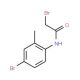 2-bromo-N-(4-bromo-2-methylphenyl)acetamide - chemical structure image