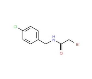 2-Bromo-N-(4-chlorobenzyl)-acetamide - chemical structure image