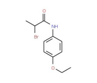 2-Bromo-N-(4-ethoxyphenyl)propanamide - chemical structure image