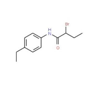 2-Bromo-N-(4-ethylphenyl)butanamide - chemical structure image