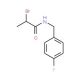 2-Bromo-N-(4-fluorobenzyl)propanamide - chemical structure image