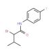 2-bromo-N-(4-fluorophenyl)-3-methylbutanamide - chemical structure image