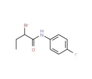 2-Bromo-N-(4-fluorophenyl)butanamide - chemical structure image