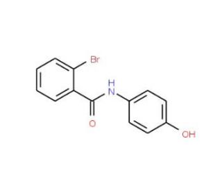 2-bromo-N-(4-hydroxyphenyl)benzamide (CAS 92059-97-7) - chemical structure image