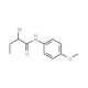 2-Bromo-N-(4-methoxyphenyl)butanamide - chemical structure image